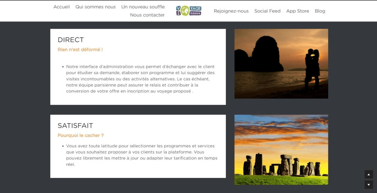 null oyage Solidaire Strikingly